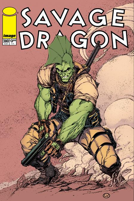 PRE-SALE: SAVAGE DRAGON #280 CVR C BRETT BOOTH & LIVESAY VAR (MR)