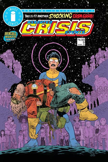 PRE-SALE: ASSORTED CRISIS EVENTS #9 CVR C ERIC ZAWADZKI INVINCIBLE TEAM UP VAR (MR)