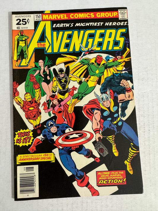 AVENGERS #150 VF/NM George Perez Cover