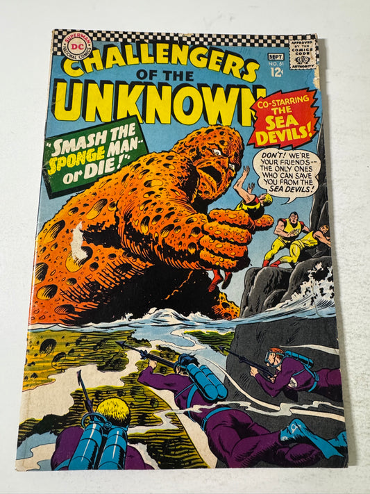 CHALLENGERS OF THE UNKNOWN #51 GD/VG
