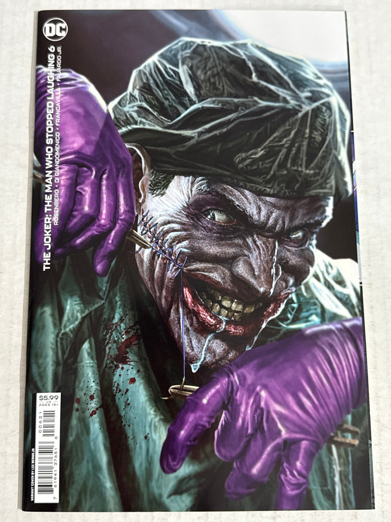JOKER The Man Who Stopped Laughing #6 NM Lee Bermejo Variant