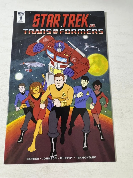 STAR TREK VS TRANSFORMERS #1 NM 1:25 Variant