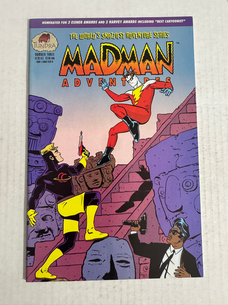 MADMAN ADVENTURES #3 VF/NM Geof Darrow Back Cover