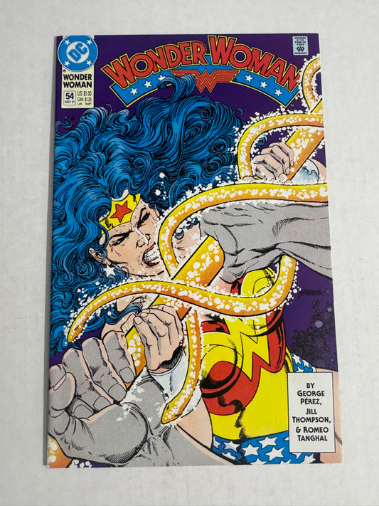 WONDER WOMAN #54 Vol 2 NM George Perez Cover