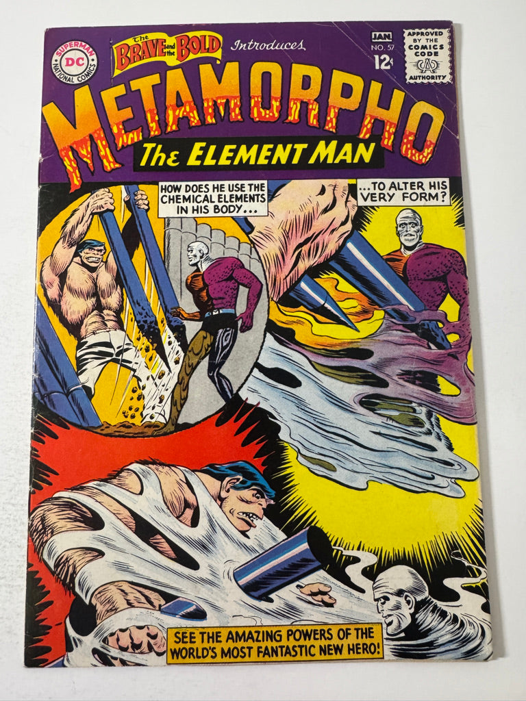 BRAVE & THE BOLD #57 VG+ 1ST APPEARANCE