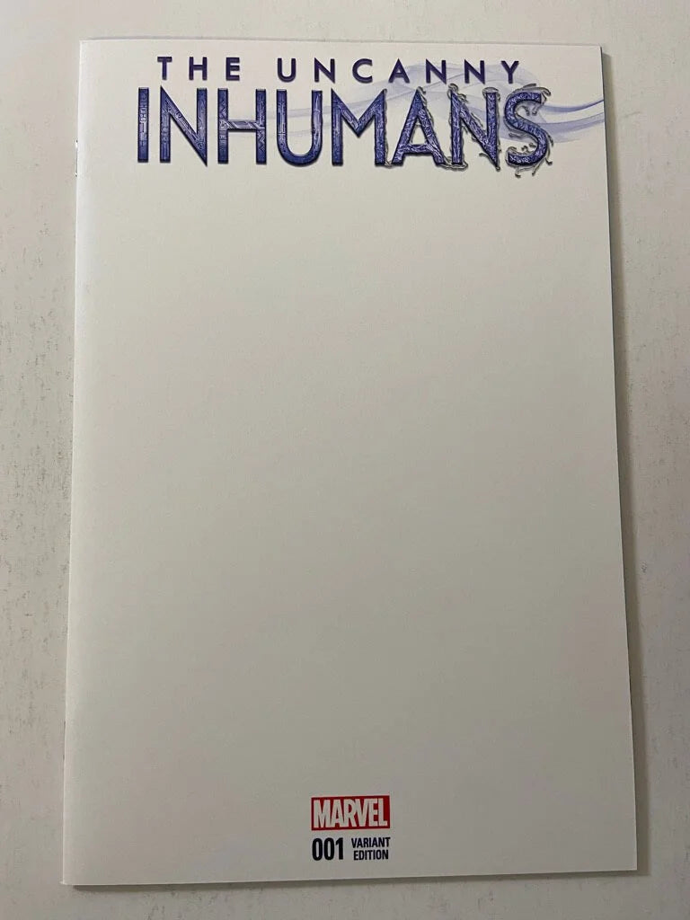 UNCANNY INHUMANS #1 NM  Blank Variant