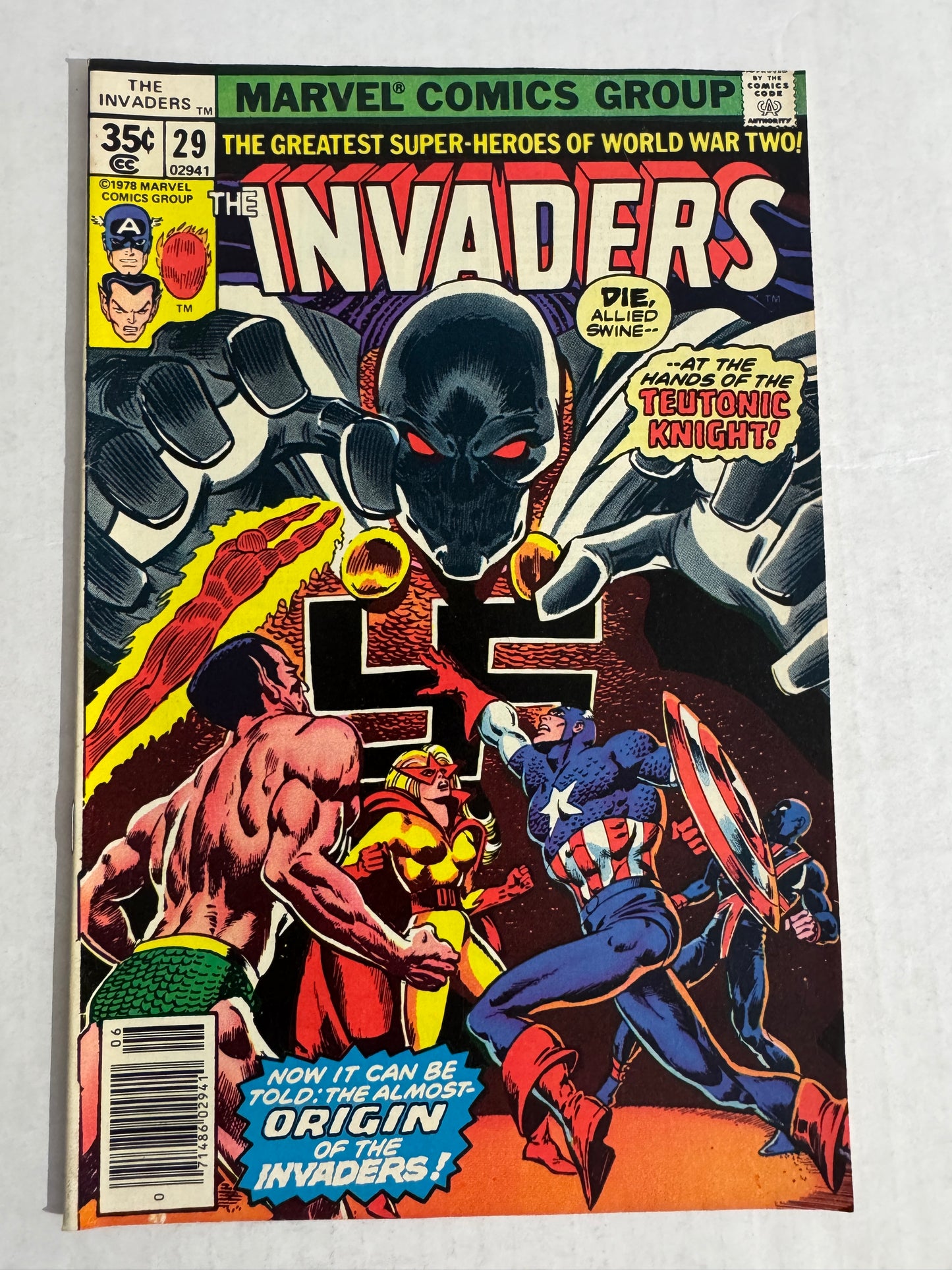 INVADERS #29 1ST APPEARANCE