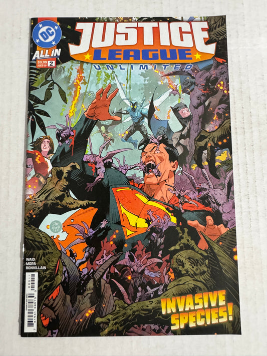JUSTICE LEAGUE UNLIMITED #2 NM Dan Mora Cover