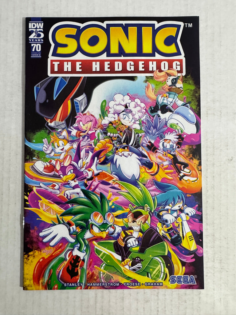SONIC THE HEDGEHOG #70 NM B Variant