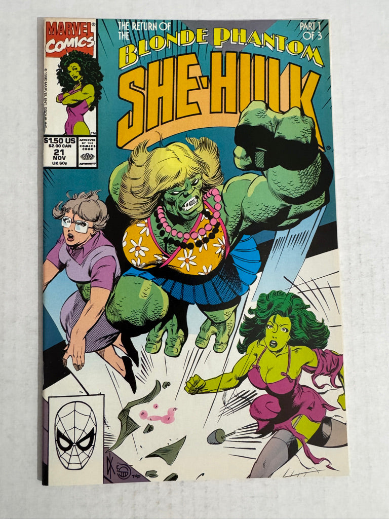 SENSATIONAL SHE-HULK #21 NM- Dale Keown Cover