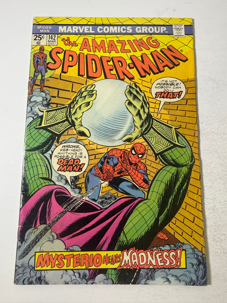 AMAZING SPIDER-MAN #142 VG 1ST APPEARANCE