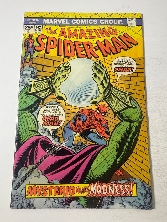 AMAZING SPIDER-MAN #142 VG 1ST APPEARANCE
