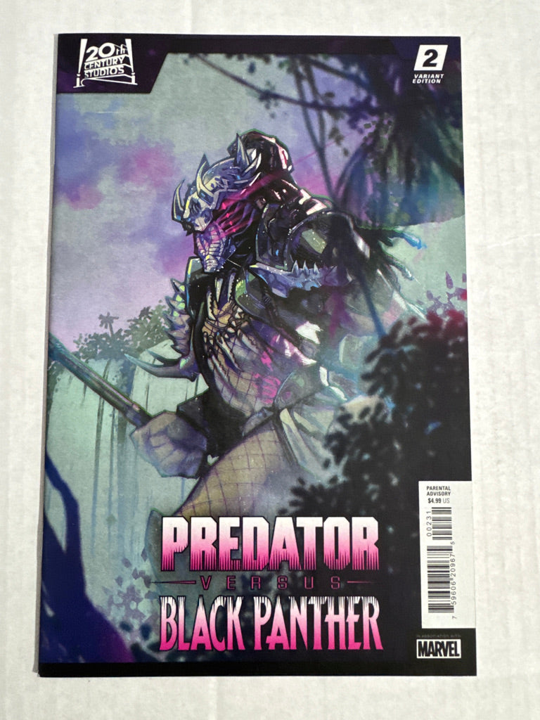 PREDATOR VERSUS BLACK PANTHER #2 NM Rose Besch Variant