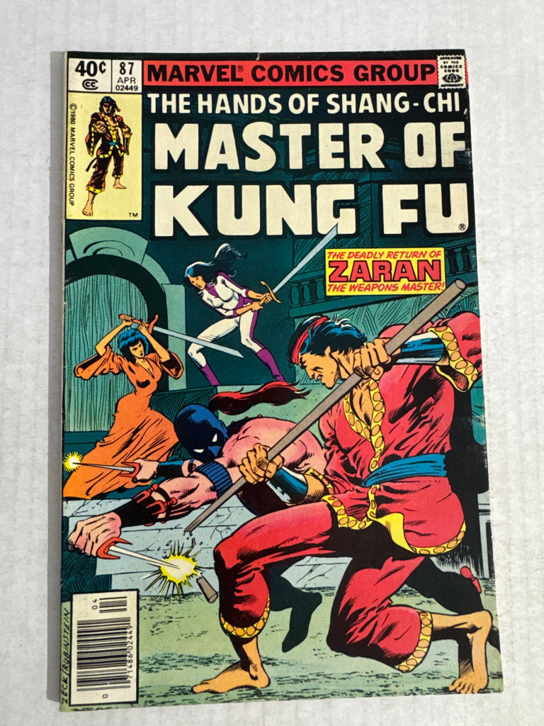 MASTER OF KUNG FU #87 FN Mike Zeck Cover