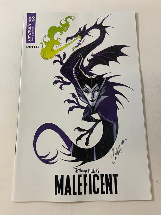 DISNEY VILLAINS : MALEFICENT #3 NM J Scott Campbell Variant