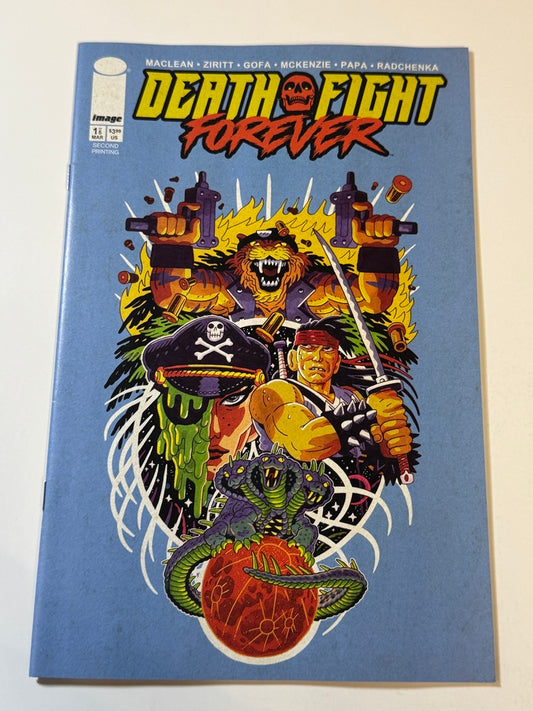 DEATH FIGHT FOREVER #1 NM 2nd Print Variant