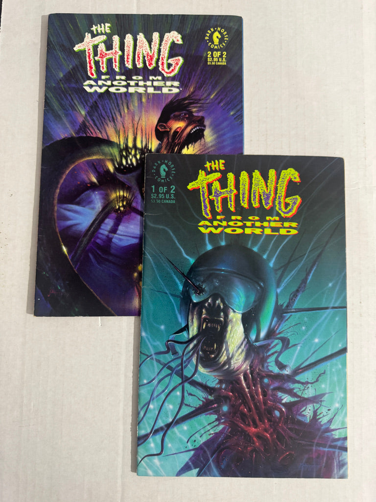 THE THING FROM ANOTHER WORLD #1-2 VG/FN SET
