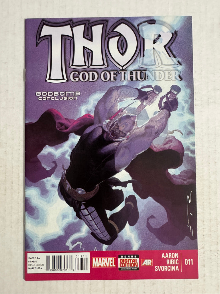 THOR GOD OF THUNDER #11 NM- SIGNED by Esad Ribic