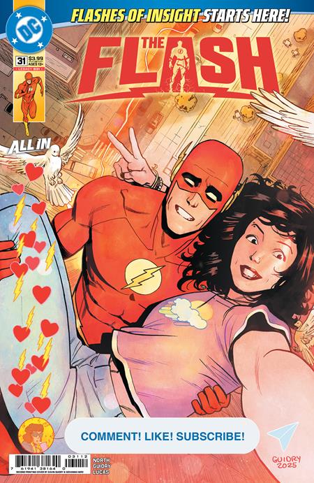 PRE-SALE: FLASH #31 Second Printing Cvr A Gavin Guidry