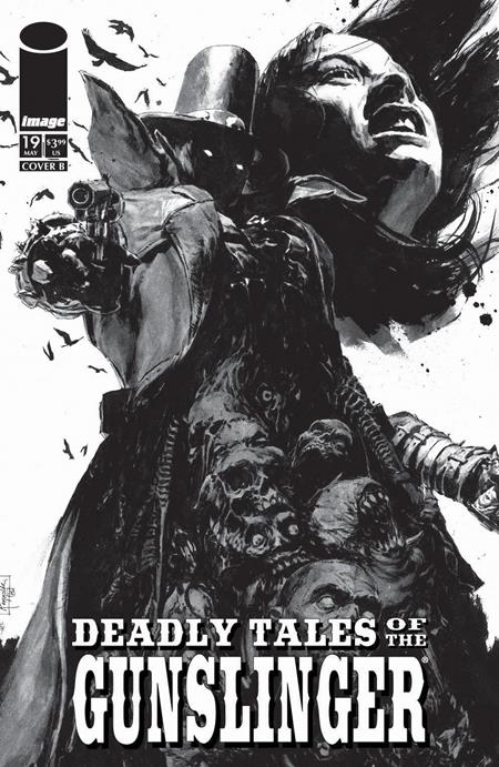 PRE-SALE: DEADLY TALES OF THE GUNSLINGER SPAWN #19 CVR B PATRIC REYNOLDS B&W VAR
