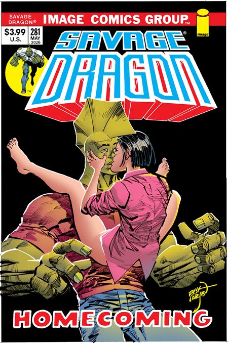 PRE-SALE: SAVAGE DRAGON #281 CVR B ERIK LARSEN 70S TRADE DRESS VAR (MR)