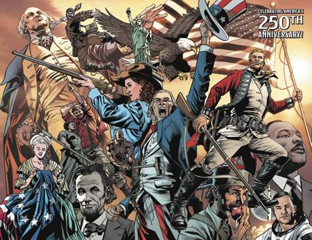 PRE-SALE: REDCOAT #19 CVR C BRYAN HITCH USA 250TH ANNIVERSARY WRAPAROUND VAR