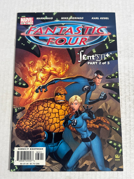 FANTASTIC FOUR #63 Vol 3 Mike Wieringo Cover