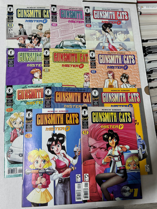GUNSMITH CATS MISTER V #1-11 NM- SET