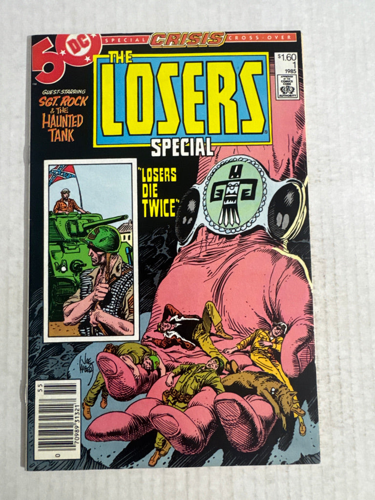 THE LOSERS SPECIAL #1 VF/NM Joe Kubert Cover CANADIAN PRICE VARIANT