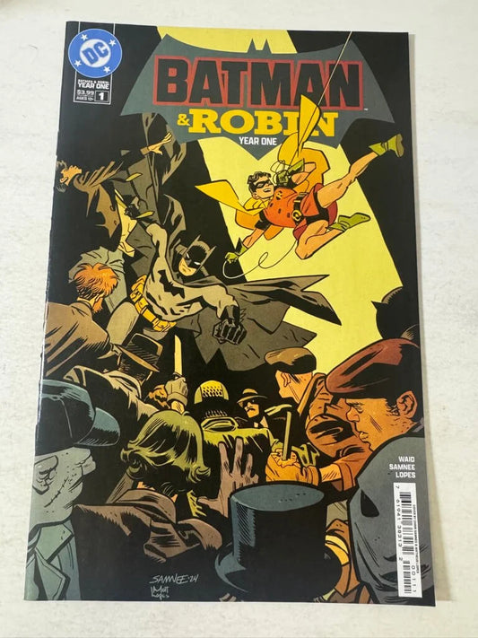 BATMAN & ROBIN YEAR ONE #1 NM Chris Samnee Cover