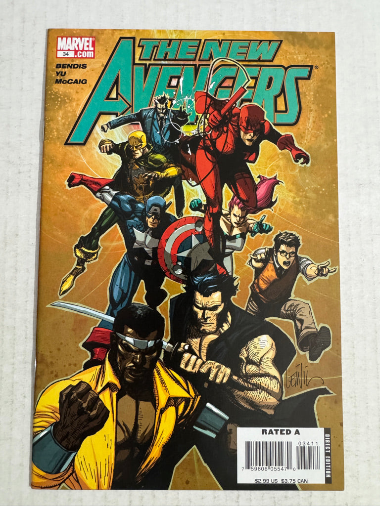 NEW AVENGERS #34 Leinil Yu Cover