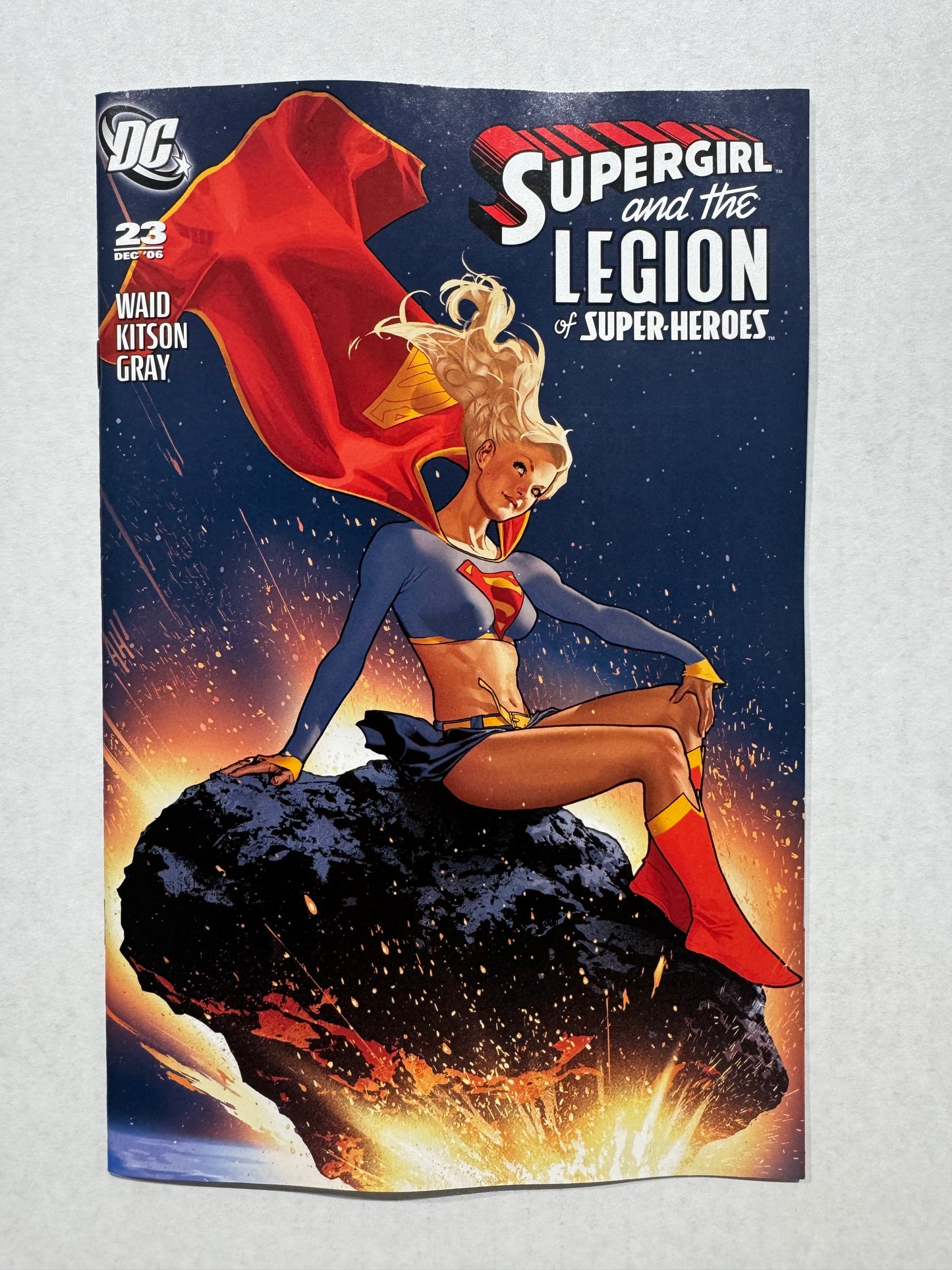 SUPERGIRL AND THE LEGION OF SUPER-HEROES #23 NM Adam Hughes Facsimile