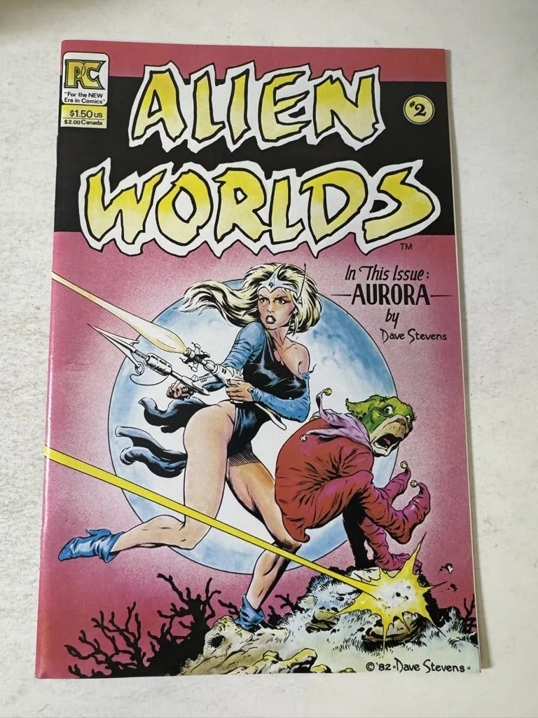 ALIEN WORLDS #2 Dave Stevens Cover