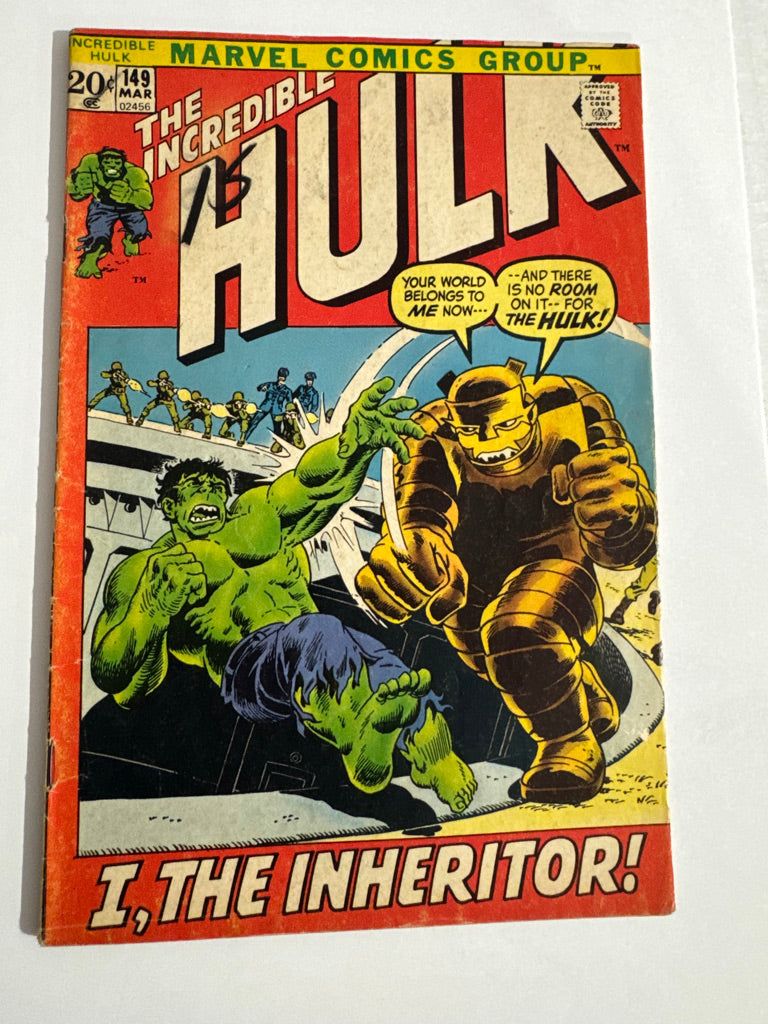 INCREDIBLE HULK #149 VG 1ST APPEARANCE