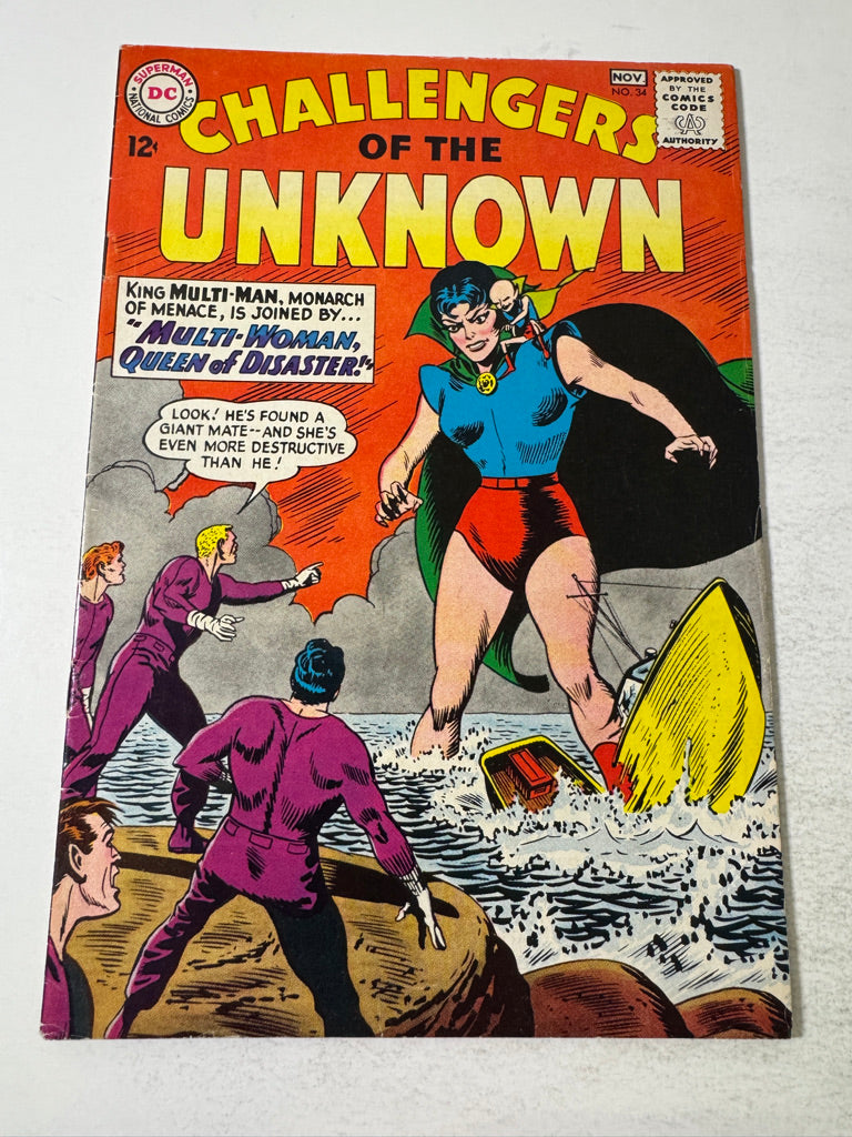 CHALLENGERS OF THE UNKNOWN #34 FN