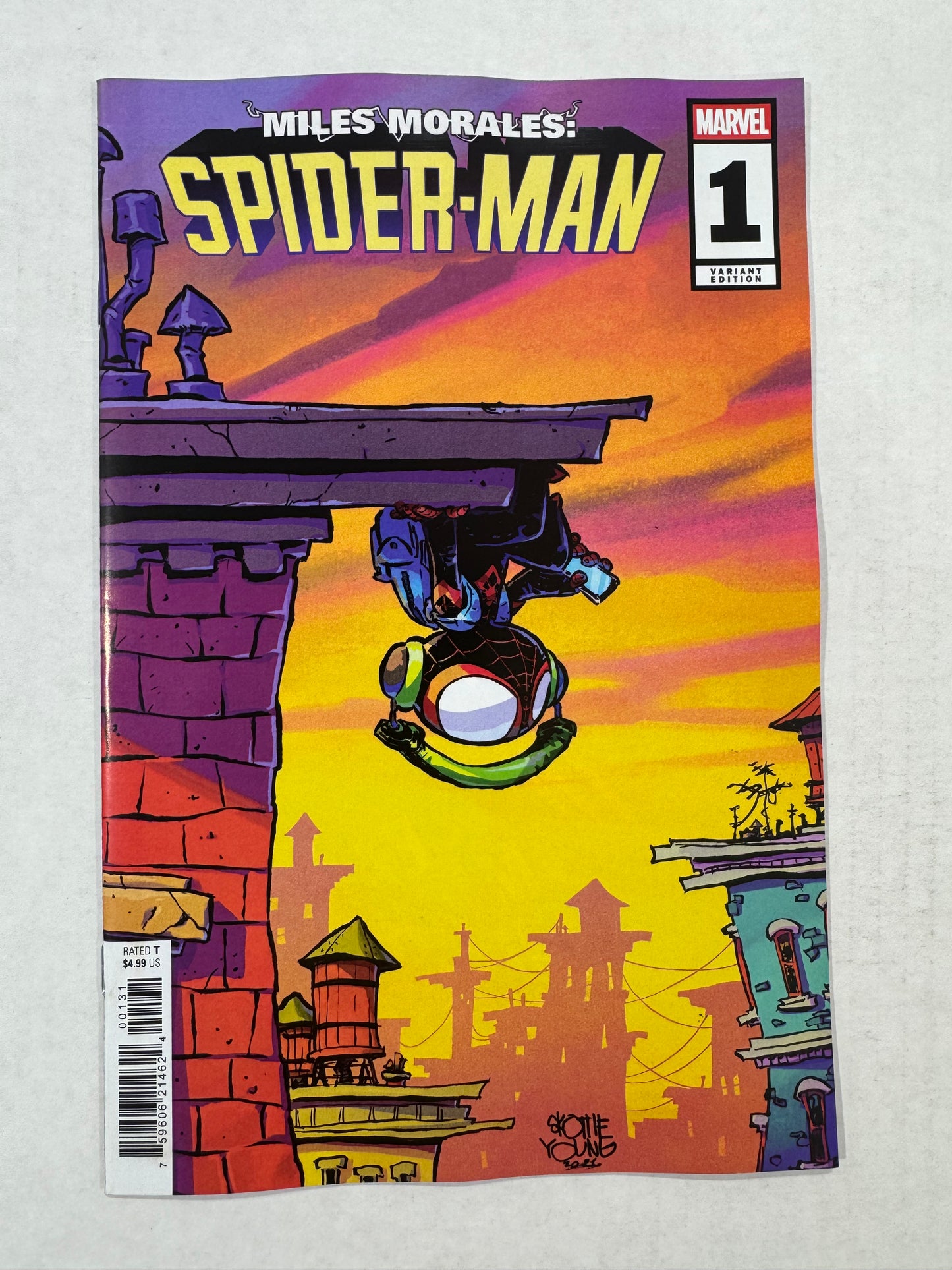 MILES MORALES: SPIDER-MAN #1 NM Skottie Young Variant