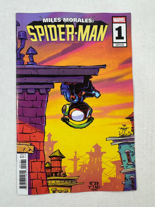 MILES MORALES: SPIDER-MAN #1 NM Skottie Young Variant