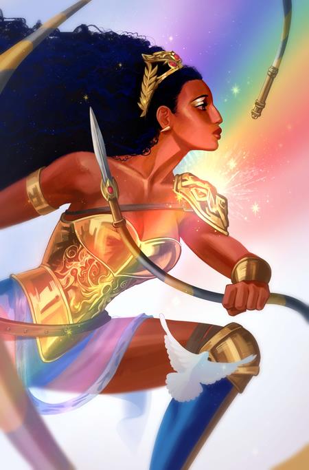 PRE-SALE: WONDER WOMAN #34 CVR E FATIMA WAJID DC PRIDE CARD STOCK VAR