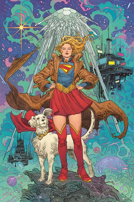PRE-SALE: JUSTICE LEAGUE UNLIMITED #20 CVR F BILQUIS EVELY SUPERGIRL MOVIE CARD STOCK VAR