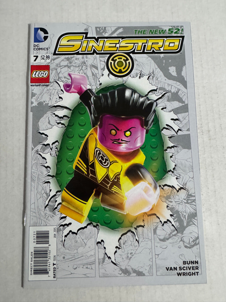 SINESTRO #7 VF LEGO Variant