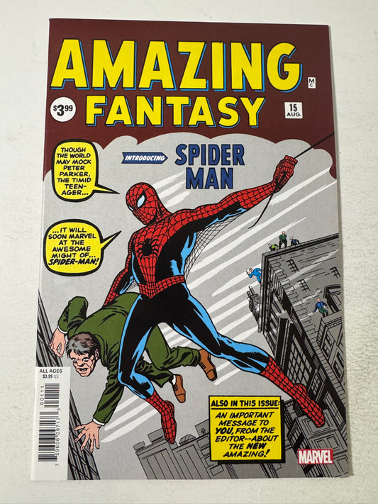 AMAZING SPIDER-MAN #15 NM Facsimile