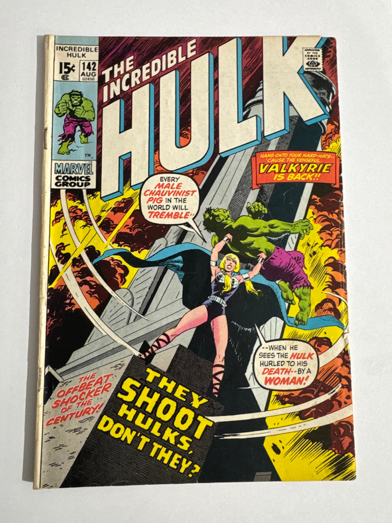 INCREDIBLE HULK #142 VG 1ST APPEARANCE