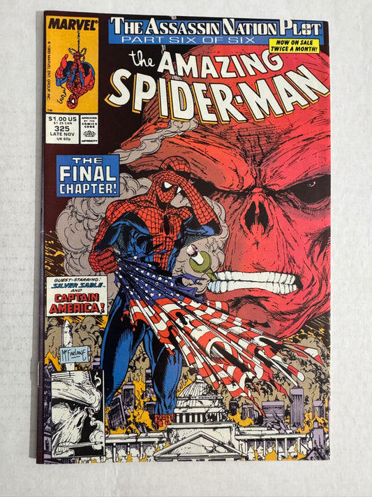 AMAZING SPIDER-MAN #325 VF+ Todd McFarlane Cover