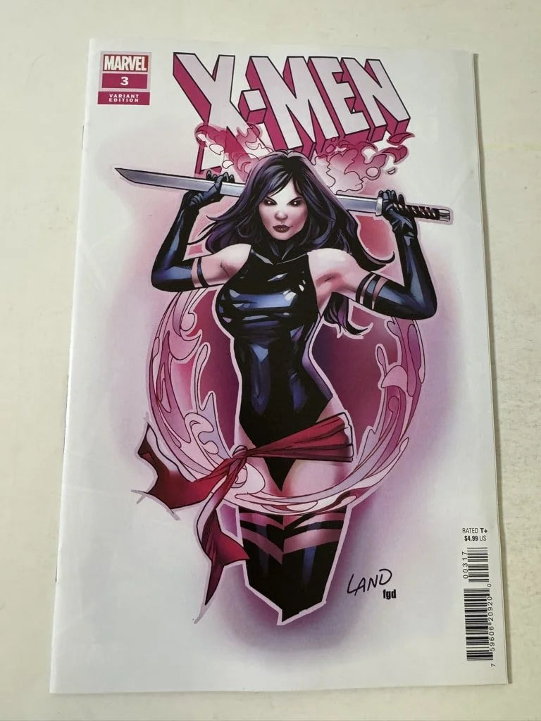 X-MEN #3 Vol 6 NM 1:25 Greg Land Psylocke Variant