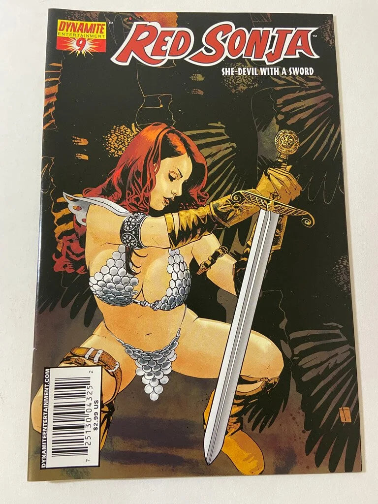 RED SONJA #9 VF/NM Tomm Coker C Variant