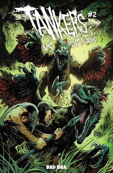 PRE-SALE: TANKERS VS ANCIENT ALIENS #2 (OF 4) CVR A GABRIEL HARDMAN