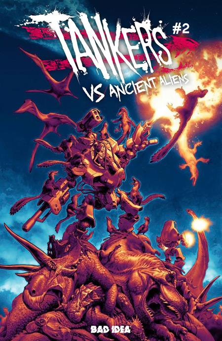 PRE-SALE: TANKERS VS ANCIENT ALIENS #2 (OF 4) CVR B LEWIS LAROSA VAR