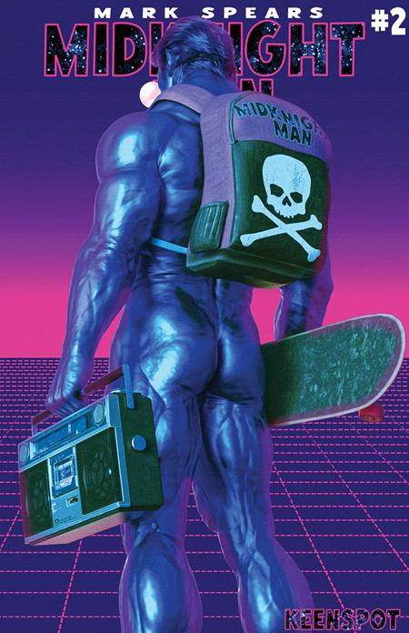 PRE-SALE: MARK SPEARS MIDKNIGHT MAN #2 CVR E MARK SPEARS ELECTRIC BLUE VAR