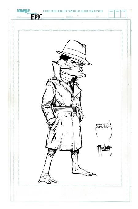 PRE-SALE: SOMETHING EPIC #13 CVR B SZYMON KUDRANSKI & TODD MCFARLANE RAW ART VAR