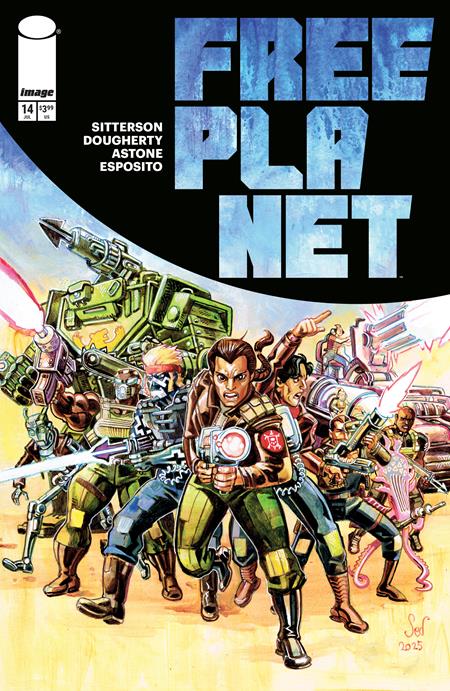 PRE-SALE: FREE PLANET #14 CVR A JED DOUGHERTY